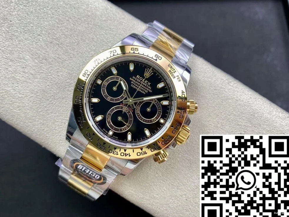 Yellow Rolex Factory Black Daytona M116503-0004 Dial BT Gold 0426
